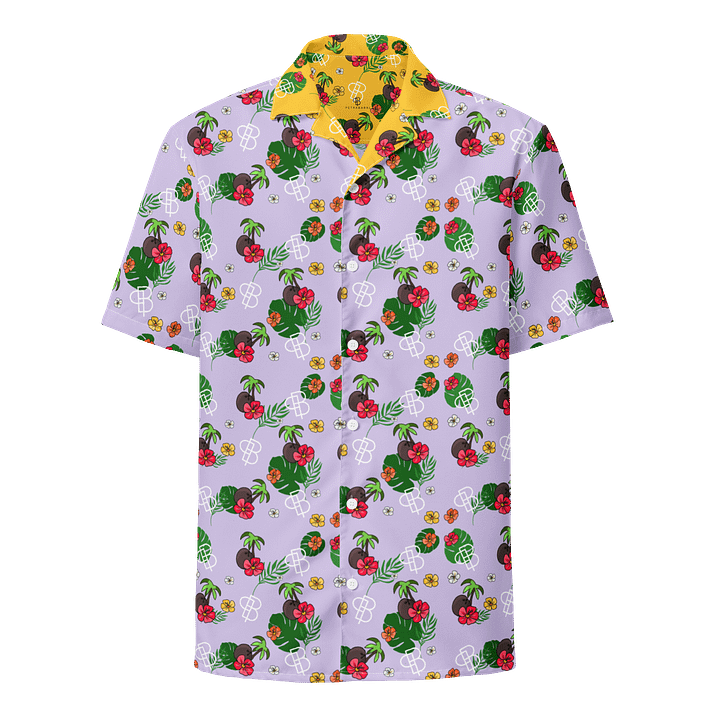 Tropical Island Hawaiian Shirt - Lilac product image (1)