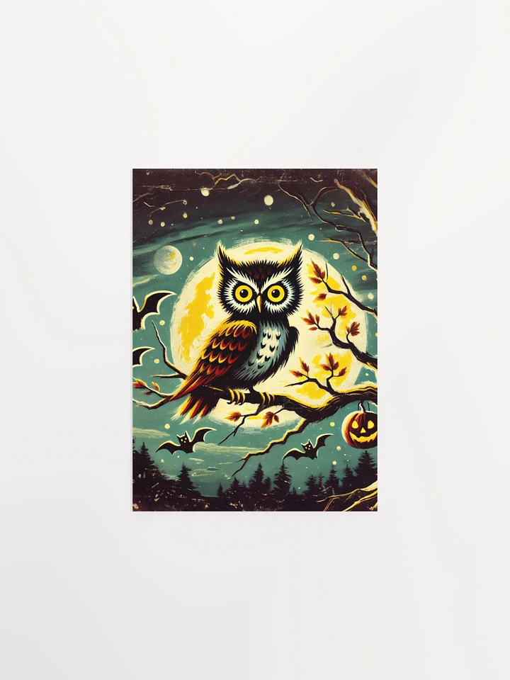 Owl in the Moonlight Premium Matte Poster product image (6)