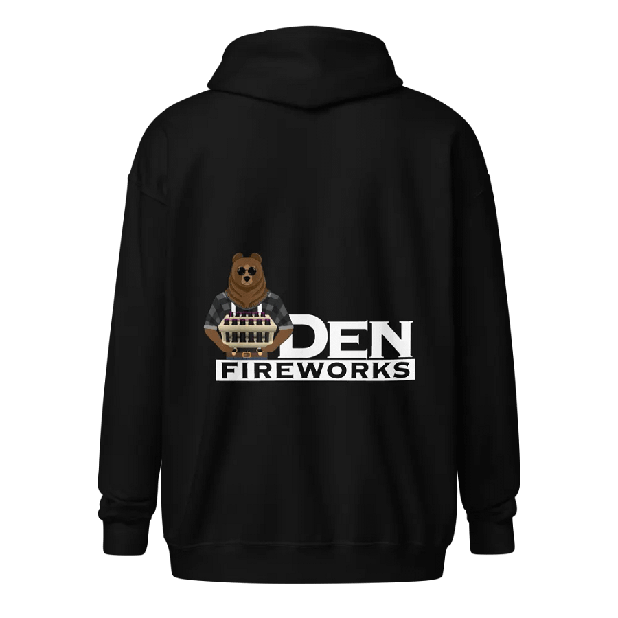 Black Zip up hoodie product image (6)