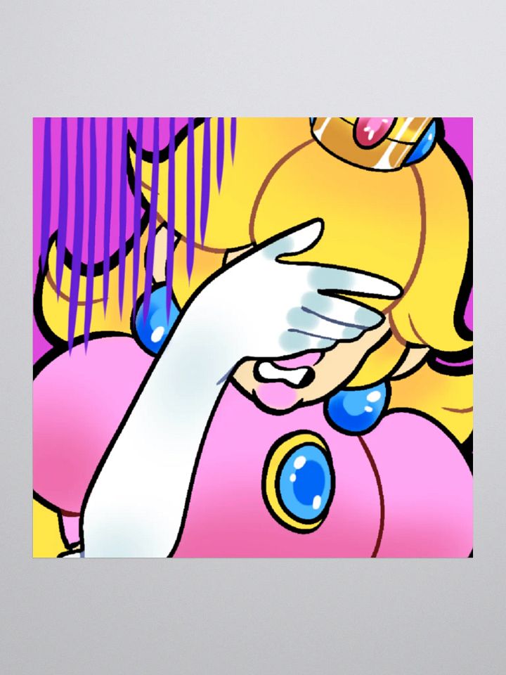 MARIOTHON PEACH STICKER product image (1)