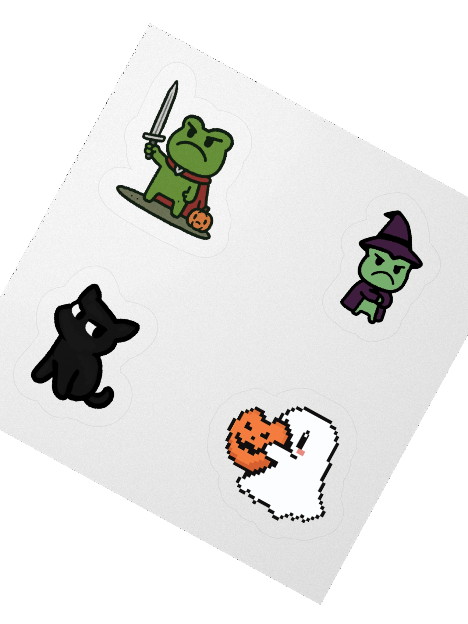 Phroggy Halloween Kiss Cut Stickers Set product image (4)