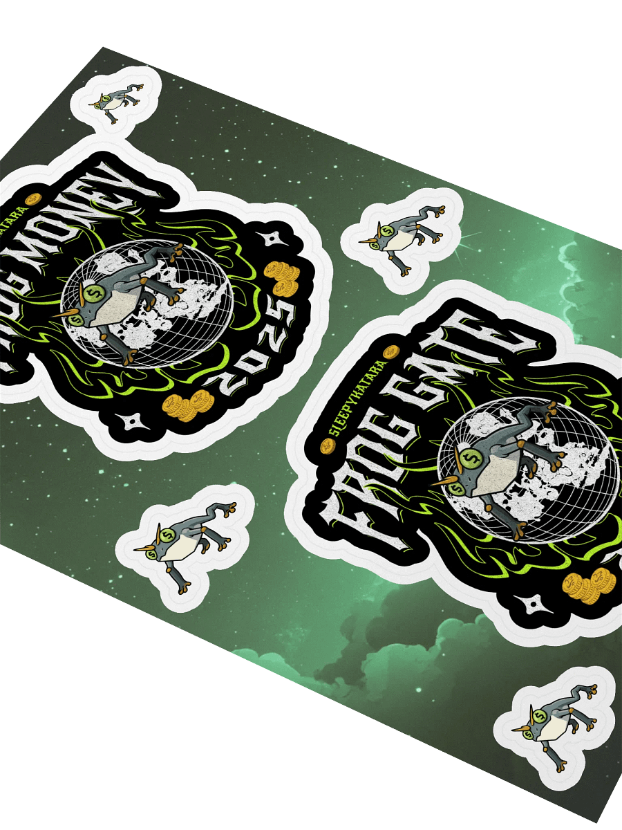 FROGMONEY2025 Sticker Sheet product image (3)