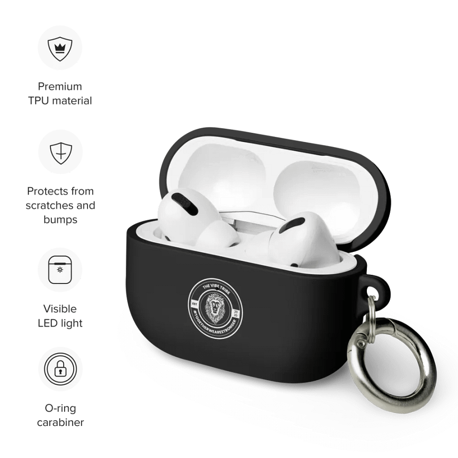 Dark Side Collection: The Vibe Tribe Void AirPods Case product image (6)