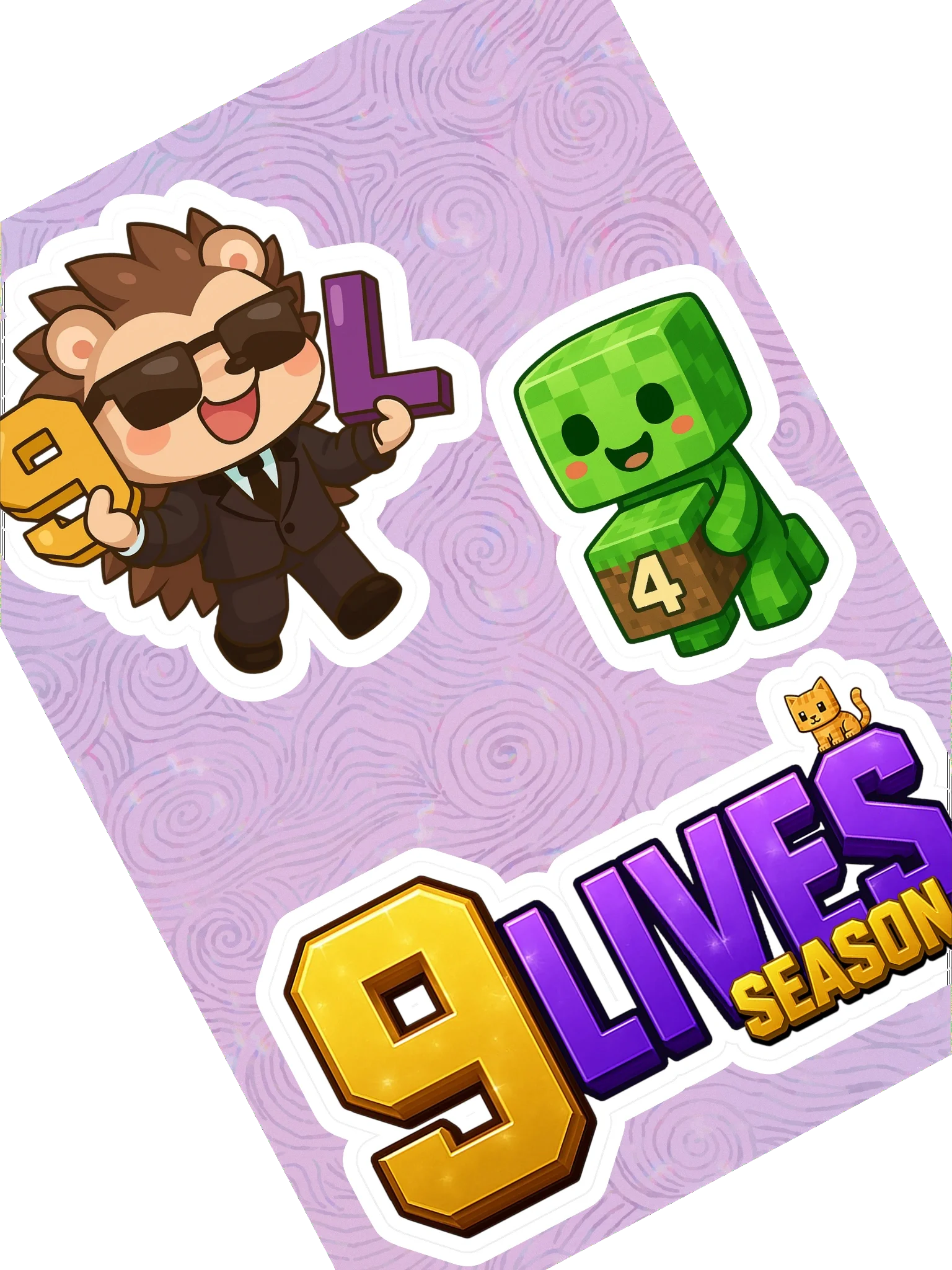 9LS4 SirHunt_ Sticker Sheet product image (2)