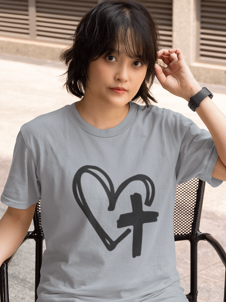 Heart Cross Tee product image (1)
