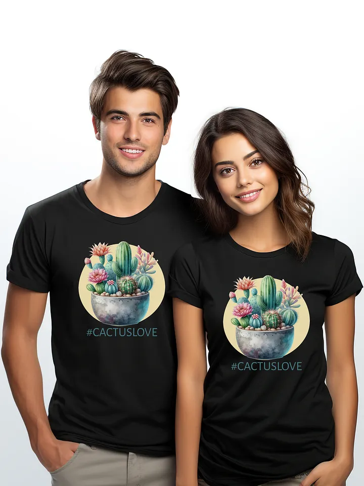 #CACTUSLOVE Supersoft Unisex T-shirt product image (1)