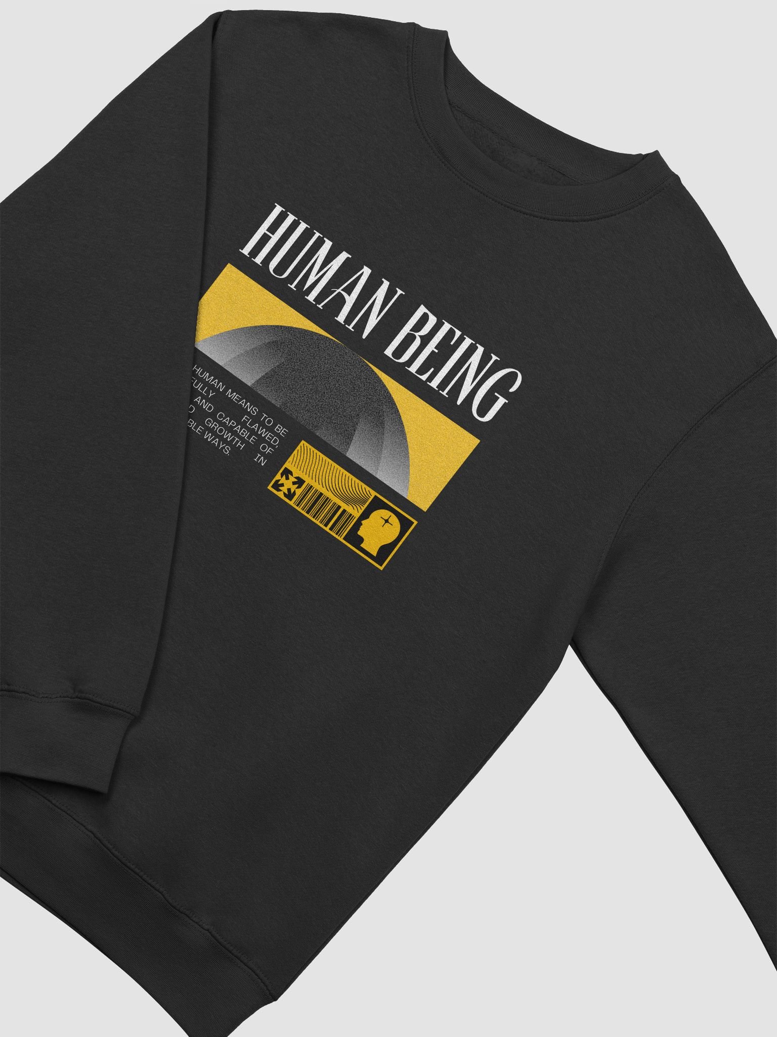 Solar merch human being sweatshirt product image (3)