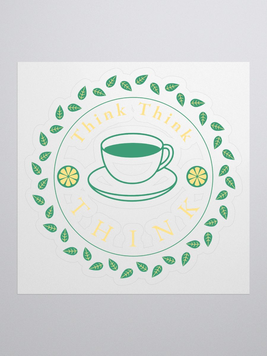 Slogan #7 Think Think Think Sticker product image (1)