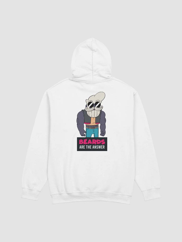 Beards are the answer hoddie product image (1)