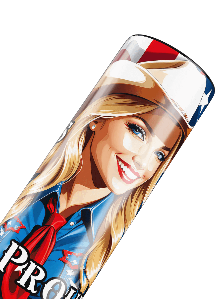 Texas Girl 20 oz Skinny Stainless Steel Tumbler - v3 product image (6)