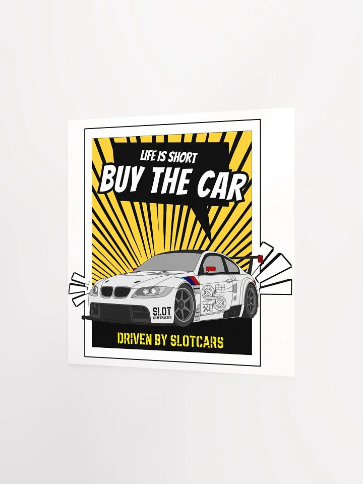 Life is Short Racing Car Poster product image (8)