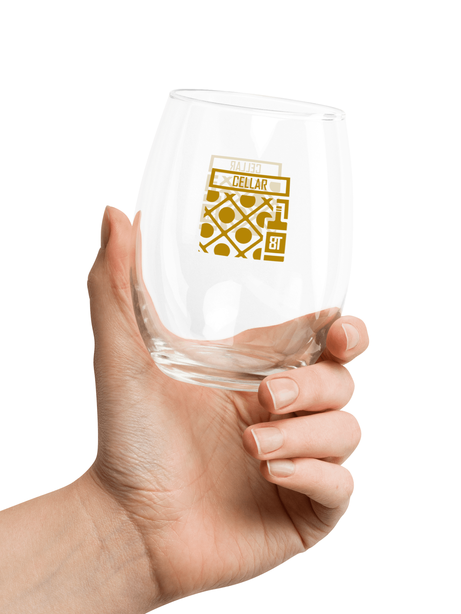 Cellar 8T Whisky - Smoked Honey Gold - Stemless Glass product image (2)
