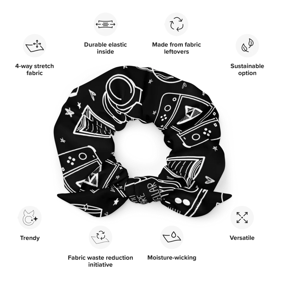 Dark Doodle Scrunchie product image (12)