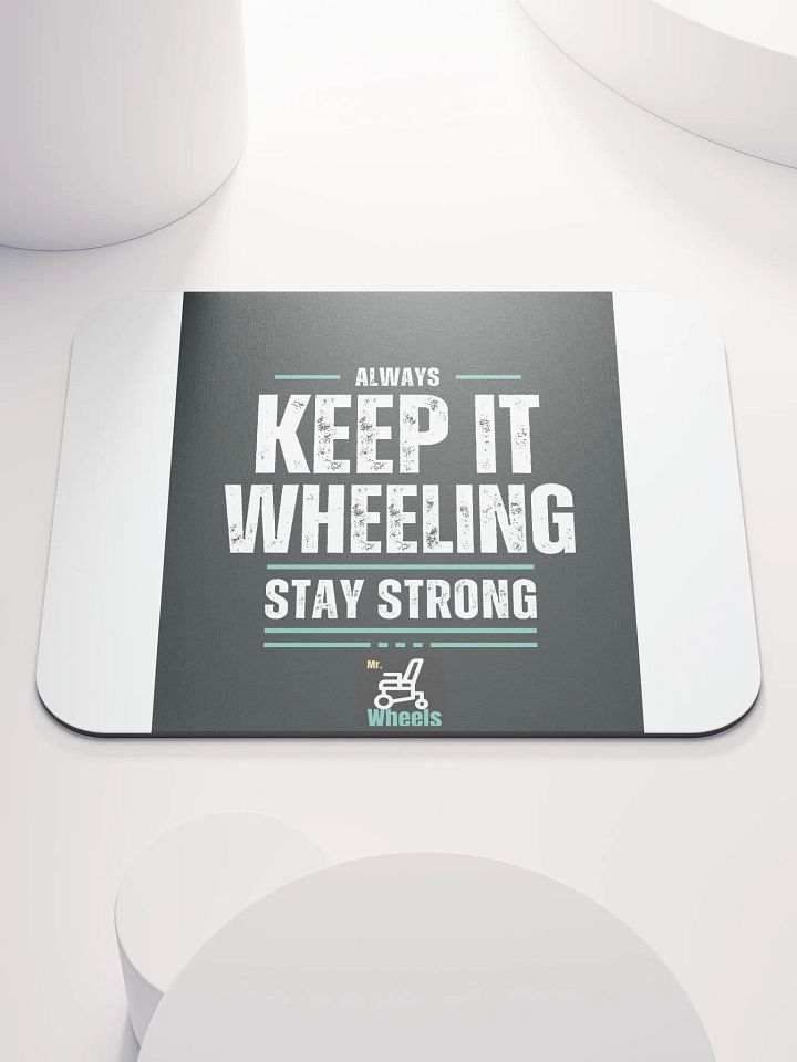 Wheelchair Motivation Mouse Pad product image (1)