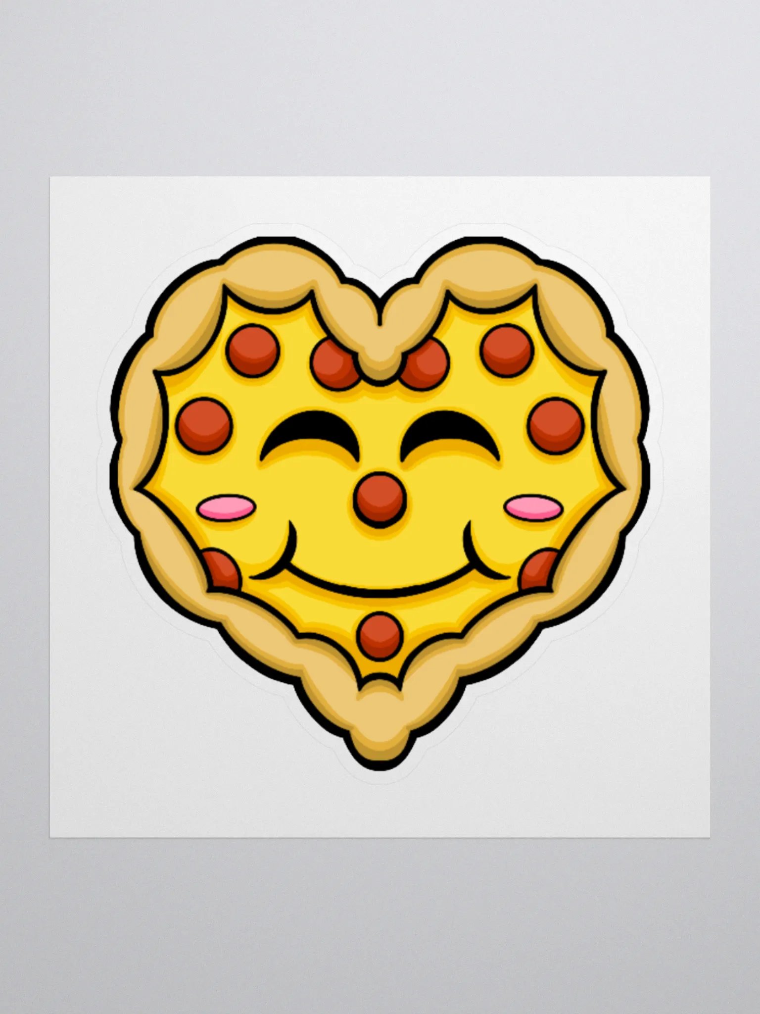 PIZZA HEART STICKER product image (3)