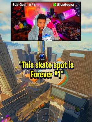 Who needs a mega ramp when we got this! 💯🔥  •  •   Aye don't wait until it's cool to support join the gang now @bluetearzhq 👊💙   •   •  #skate #skate4 #skateboards #tricks #gameplay #skaters #clips