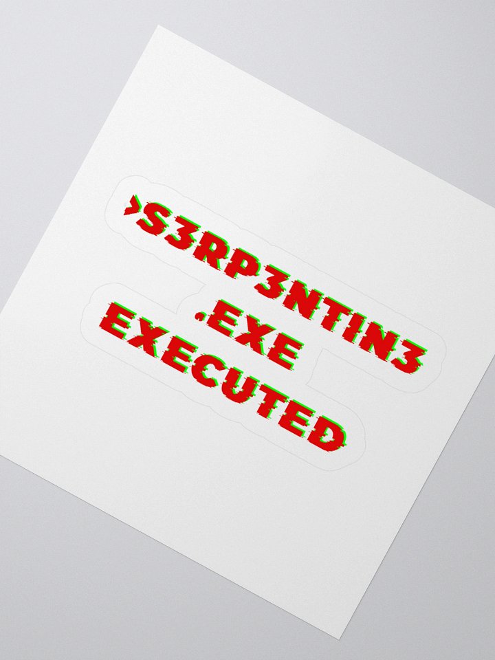 Executed Sticker product image (6)