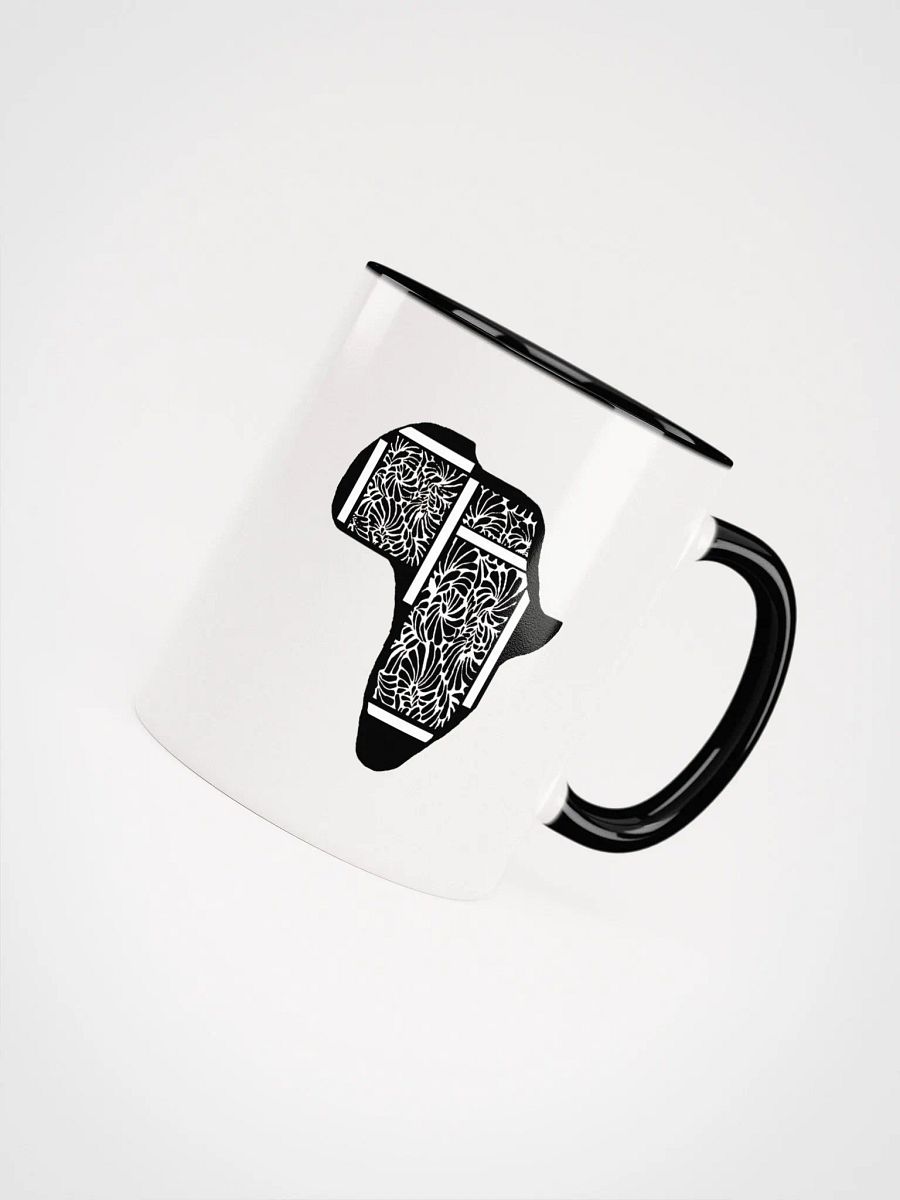 African Floral Continent Ceramic Mug product image (4)