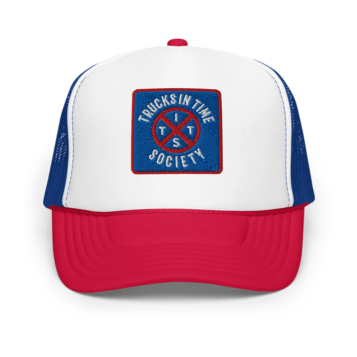 TITS CROSSROADS PATRIOTIC Foam Trucker Hat product image (1)
