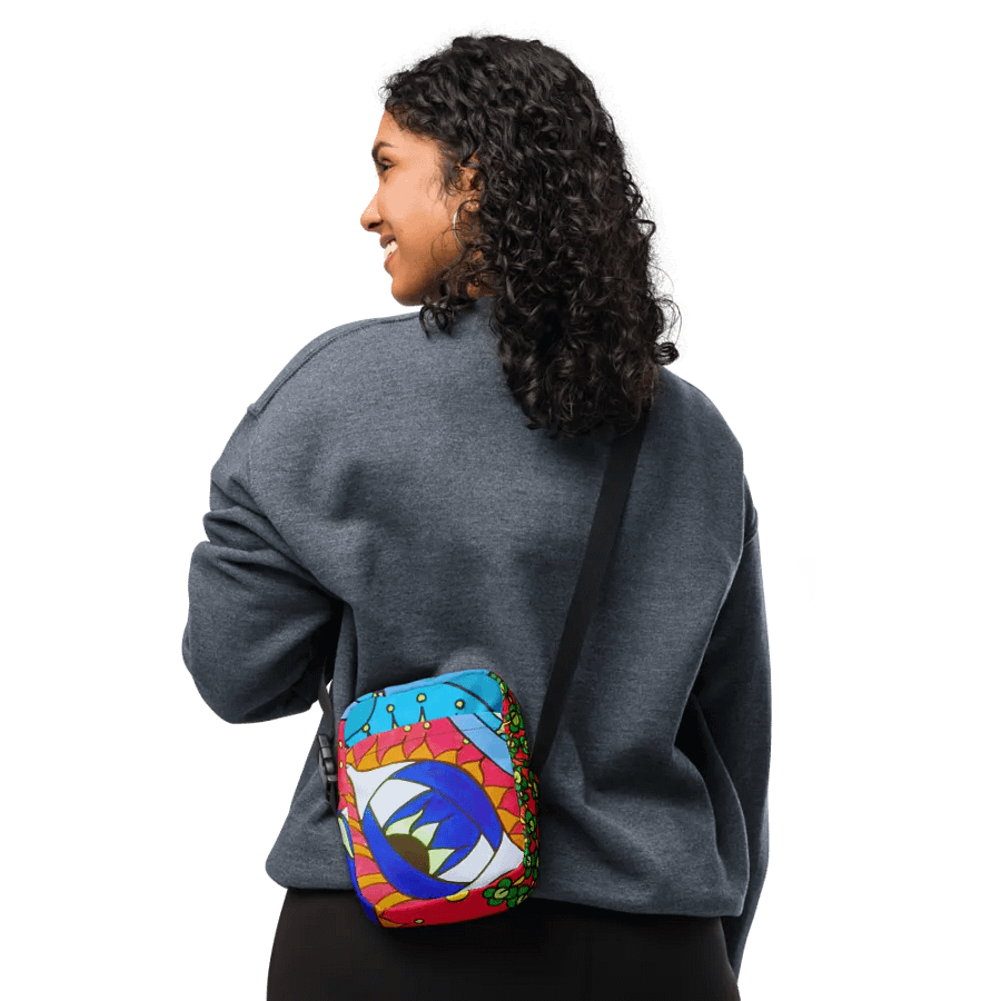Psychedelic Dreamscape Crossbody Bag product image (10)