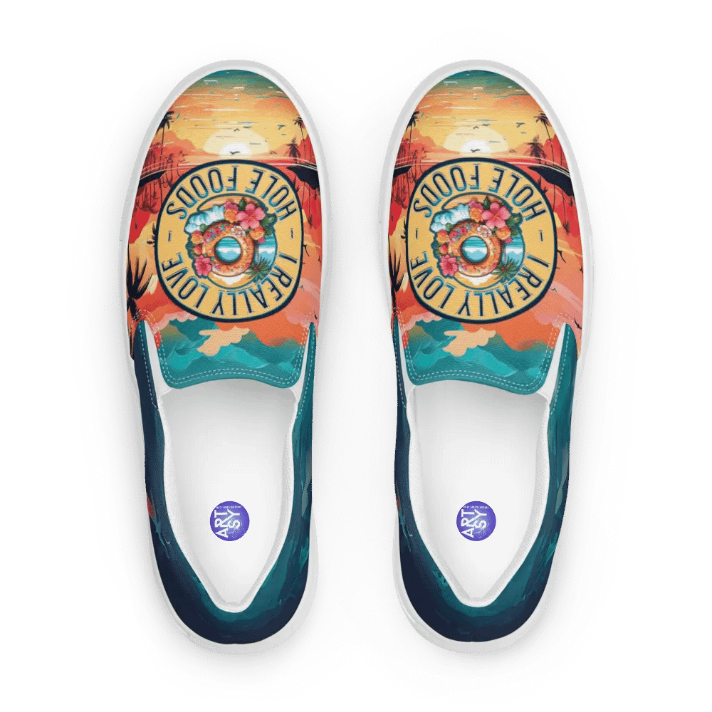 Funny Donut All Over Print Shoes product image (6)