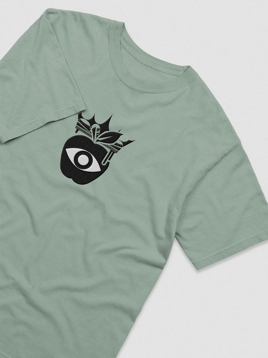 Crowned Apple (Black on Light) Embroidered ✦ Comfort Colors Garment-Dyed Heavyweight T-Shirt product image (32)