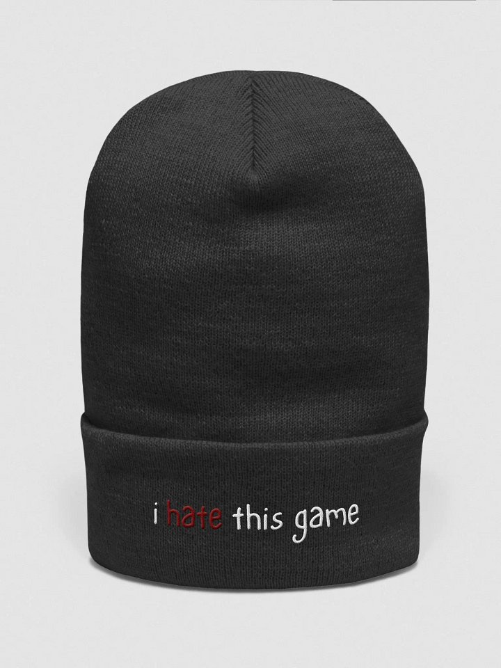 I hate this game beanie | C-Rae product image (1)