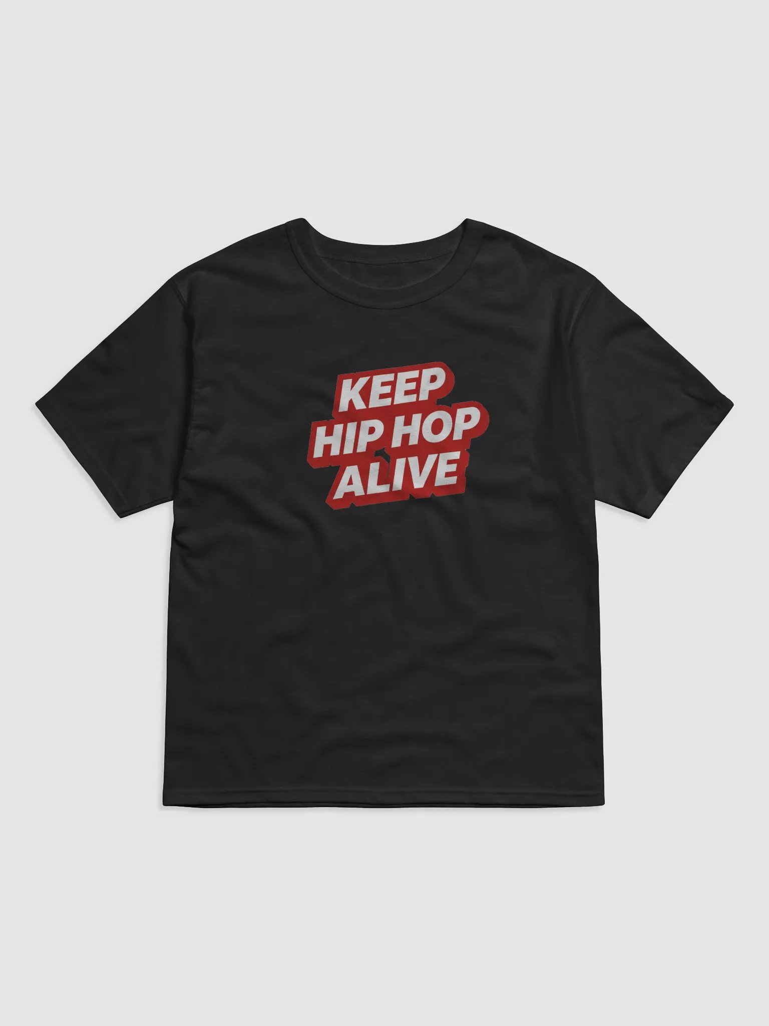 KEEP HIPHOP ALIVE BLACK TEE product image (1)