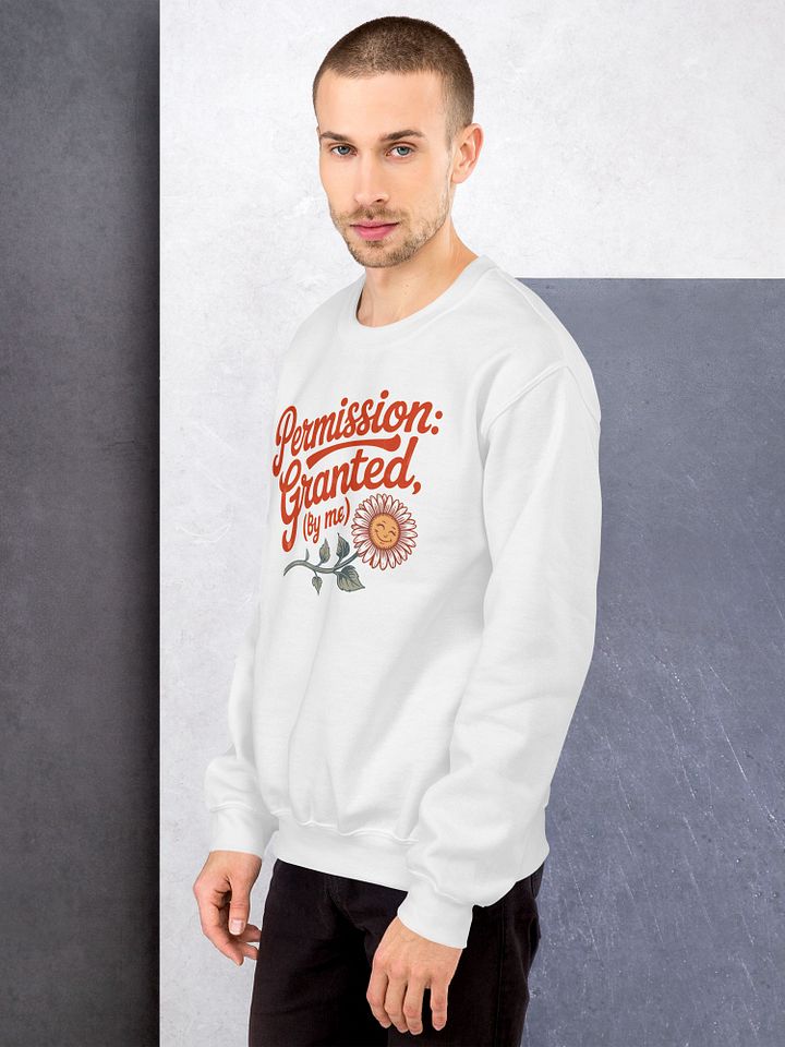 Permission Granted by Me Floral Manifestor Sweatshirt product image (2)