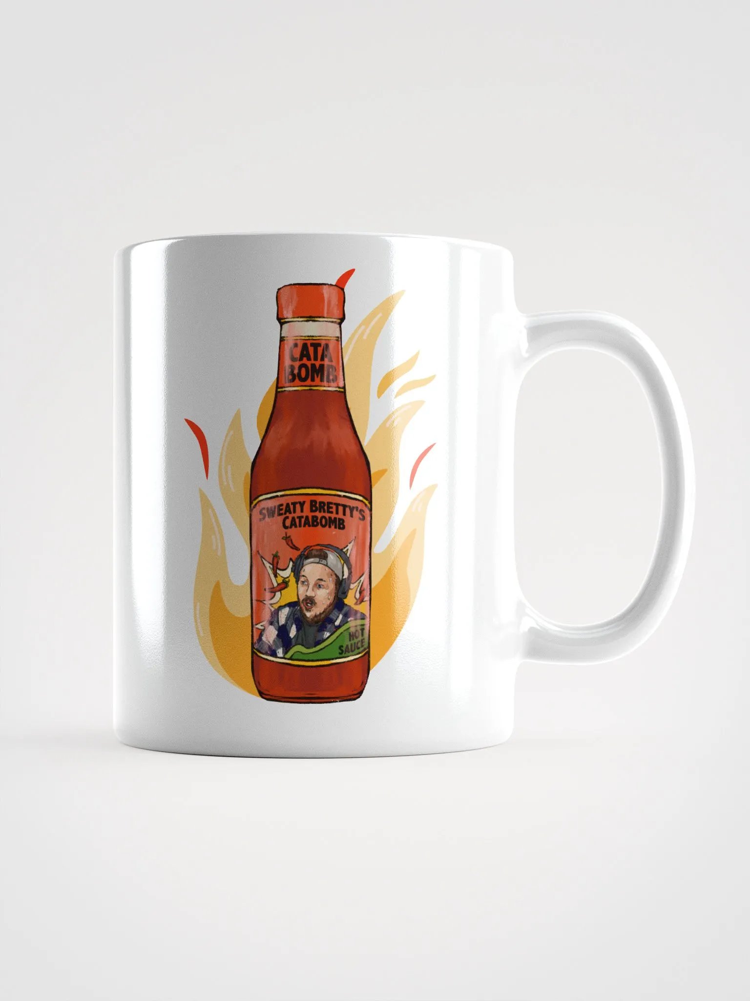 Sweaty Bretty Catabomb Hot Sauce Coffee Mug product image (1)