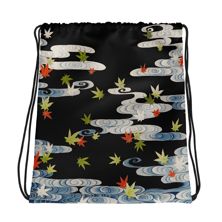 Maple Leaves. Drawstring Bag product image (1)