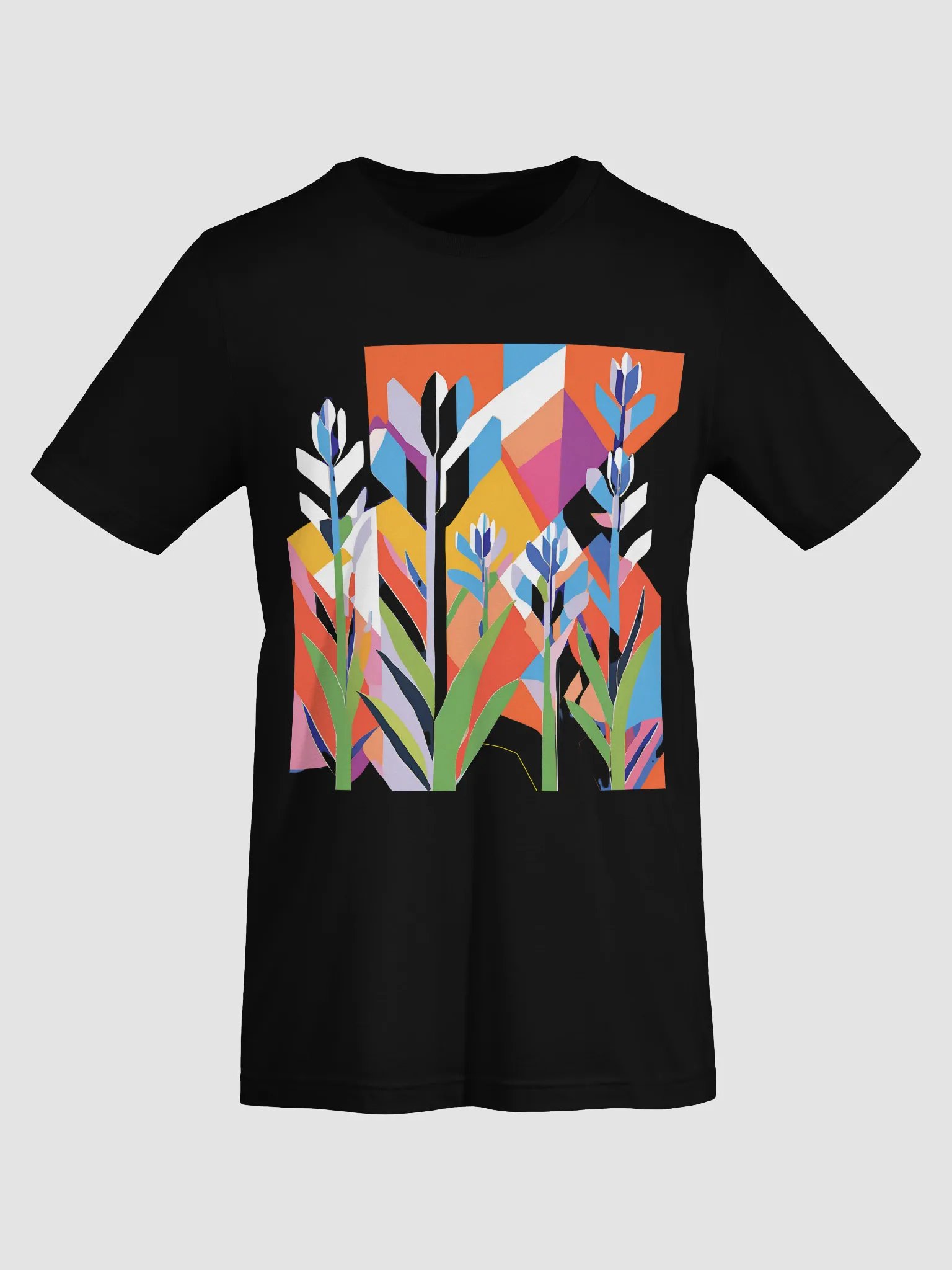 Abstract Bluebonnet Art Bella Canvas Tee Dreamfield Tee product image (77)