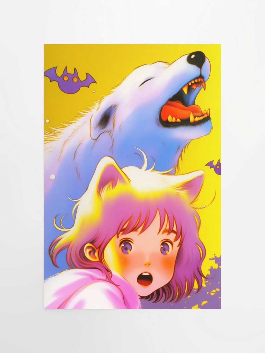 Startled Pink-haired Girl Matte Poster product image (4)