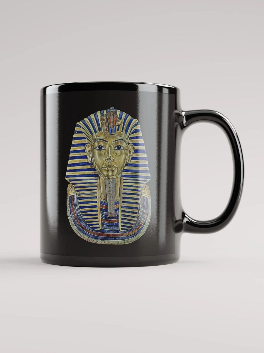 Tutankhamun Mask Mug (Black) product image (2)