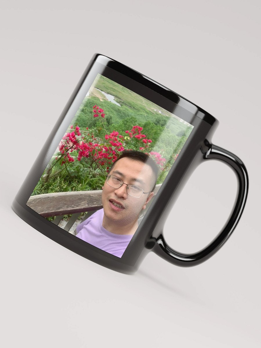Black Glossy Mug: at park product image (8)