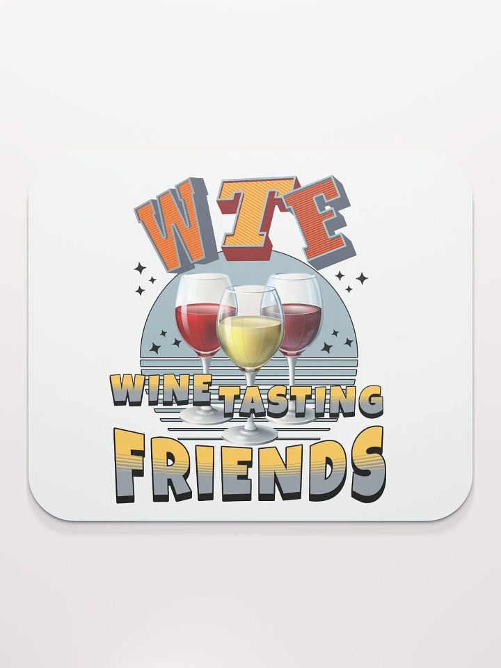 WTF Wine Tasting Friends Mouse Pad product image (1)