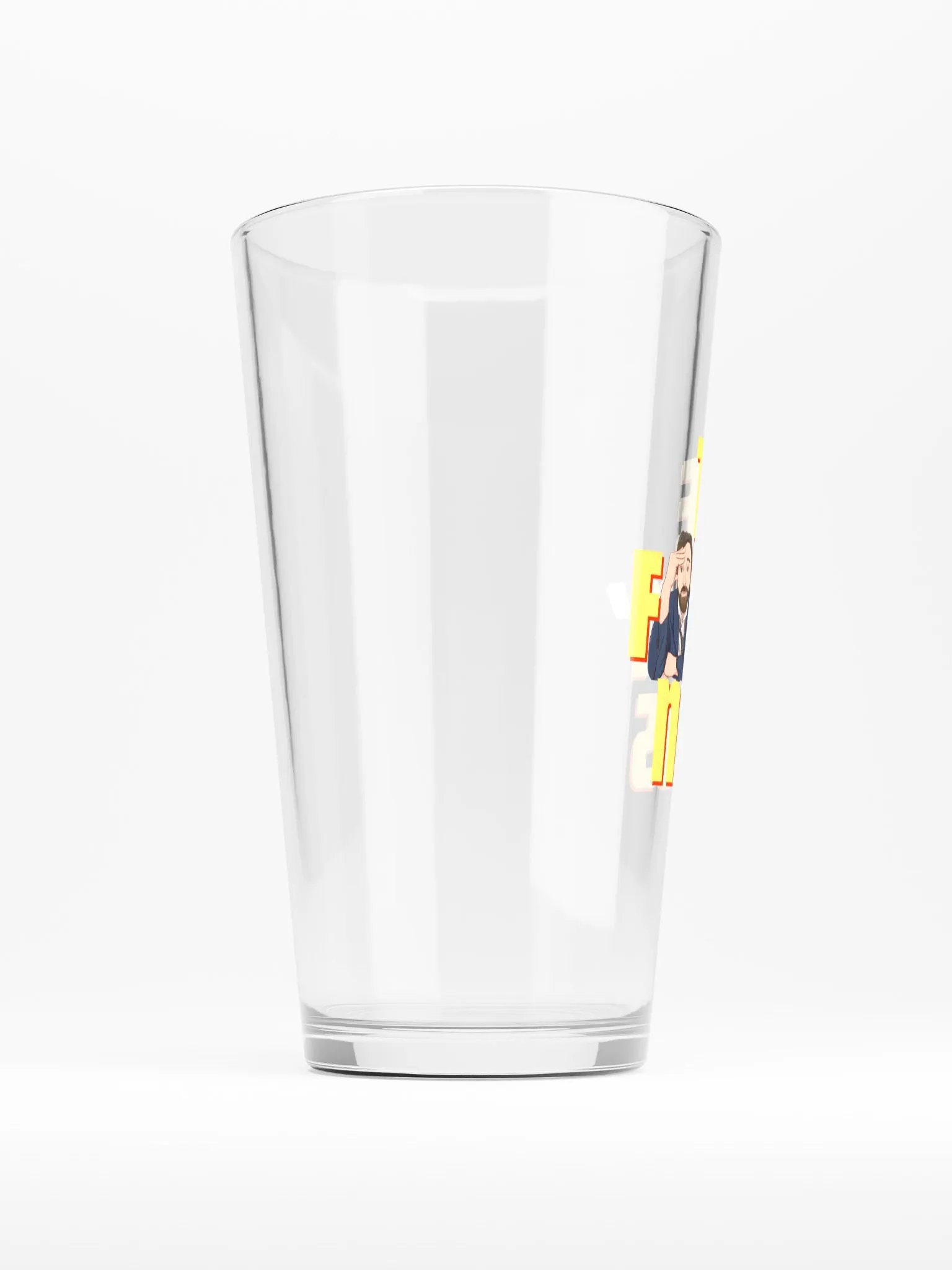 The F*ckin' News Kellerman Pint Glass product image (2)