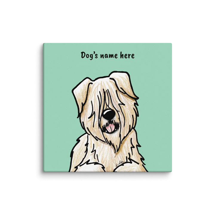 Personalized KiniArt Wheaten Terrier Canvas Print product image (3)