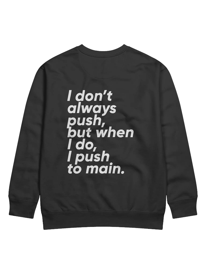 Master pusher sweatshirt - 100% cotton product image (2)