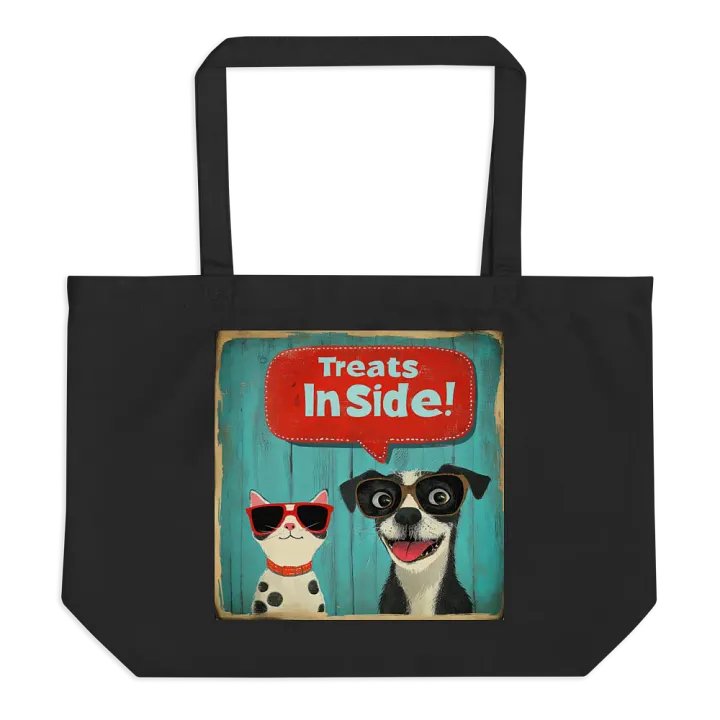 Treats Inside! Pet Lover Tote Bag product image (1)