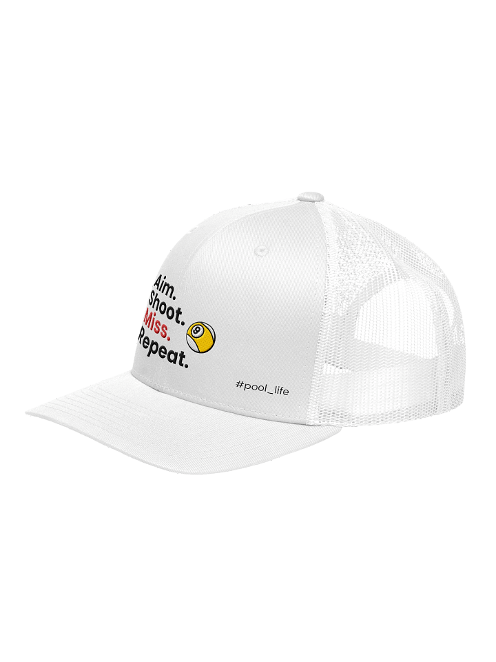 9-Ball Pool Life Cap (Trucker - White) product image (2)