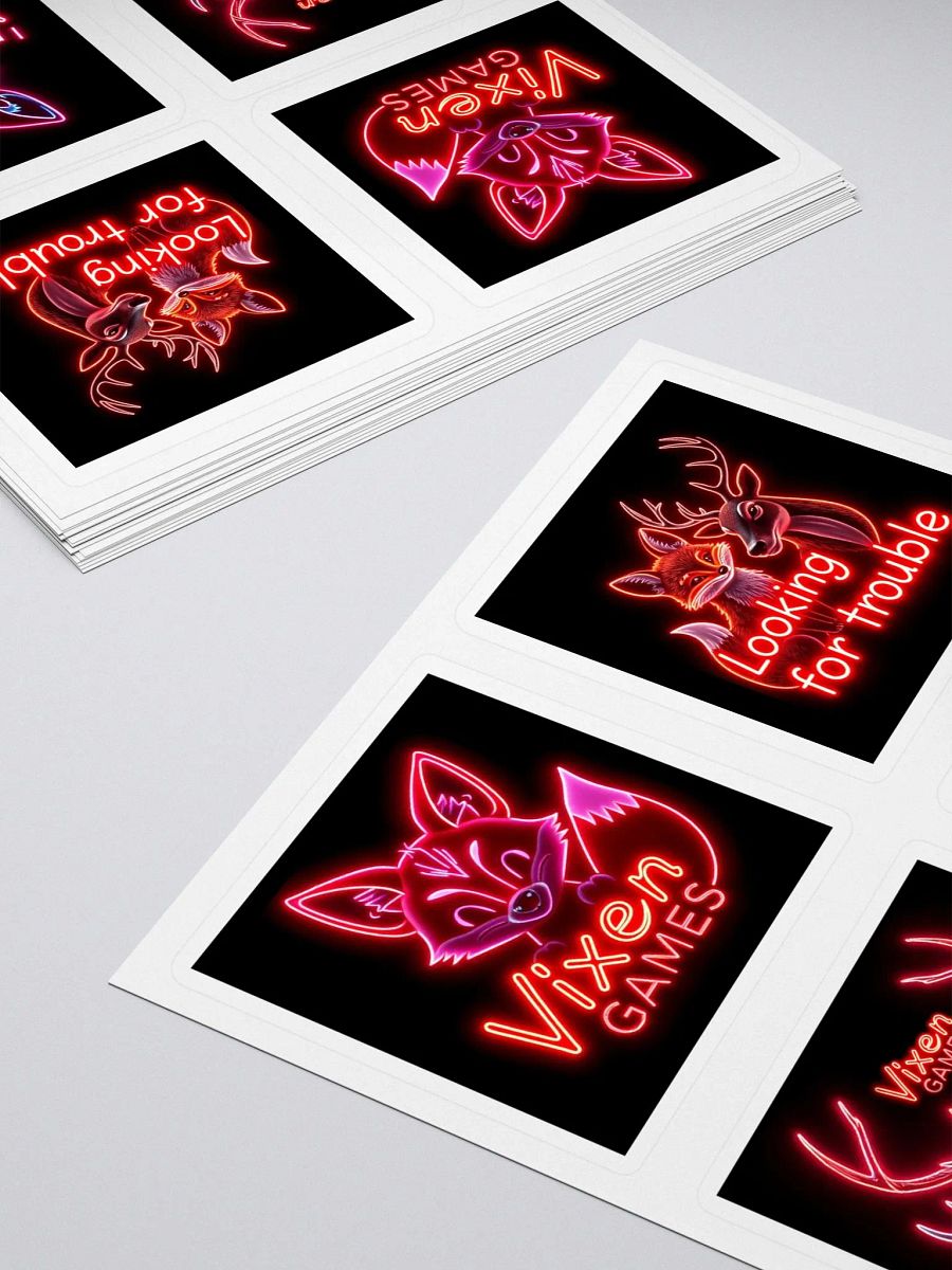 Neon Styled Vixen Games Vixen Lifestyle Vinyl Stickers product image (4)