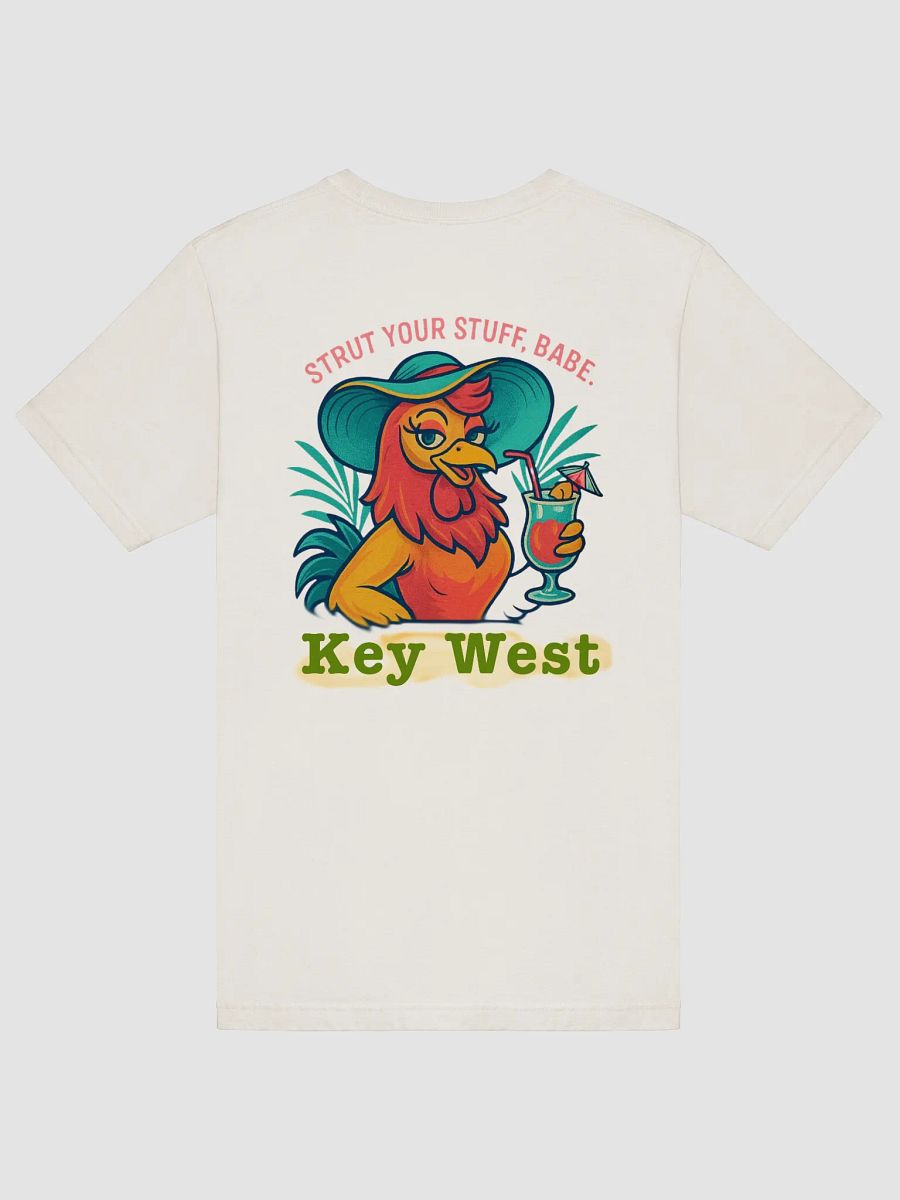 Luxe Key West Strut Your Stuff, Babe Ultra-Soft Rooster Tee product image (3)