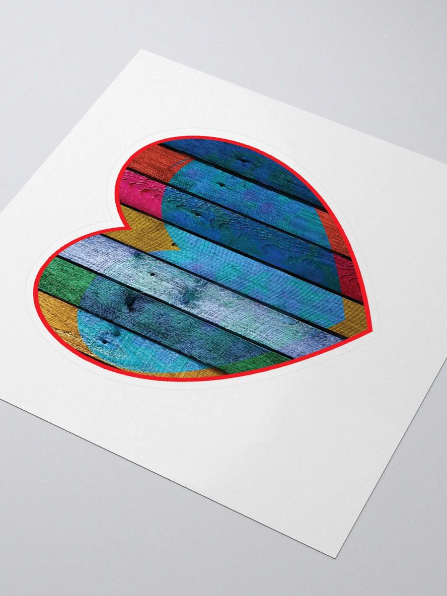 RAINBOW LOVE (HEART, LOVE, UNITY, VINTAGE, RAINBOW, VALENTINES DAY, ROMANTIC, ROMANCE, COUPLE, GIRLFRIEND, BOYFRIEND, HUSBAND, WIFE, RETRO) product image (3)