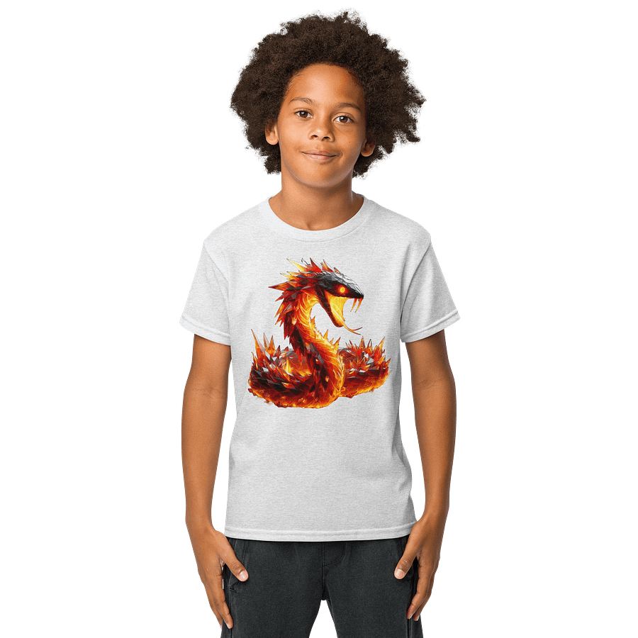 Crystallized Fire Snake Youth Shirt (color choice) product image (8)
