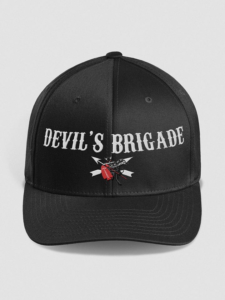 Devil's Brigade Fitted Hat Text & Image Front product image (1)