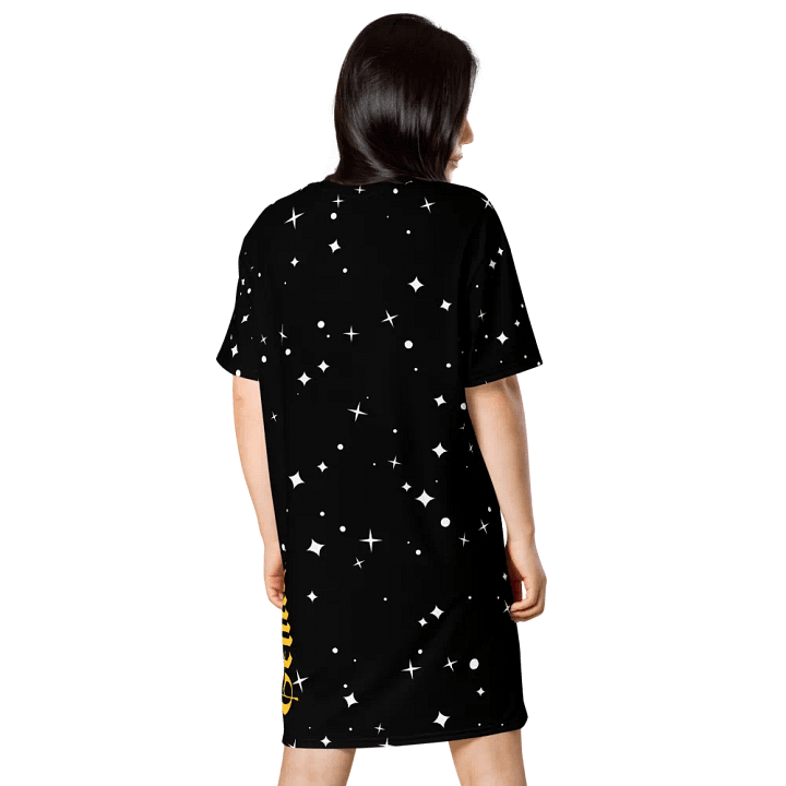 Starry Night Gemini Circle T-Shirt Dress product image (2)
