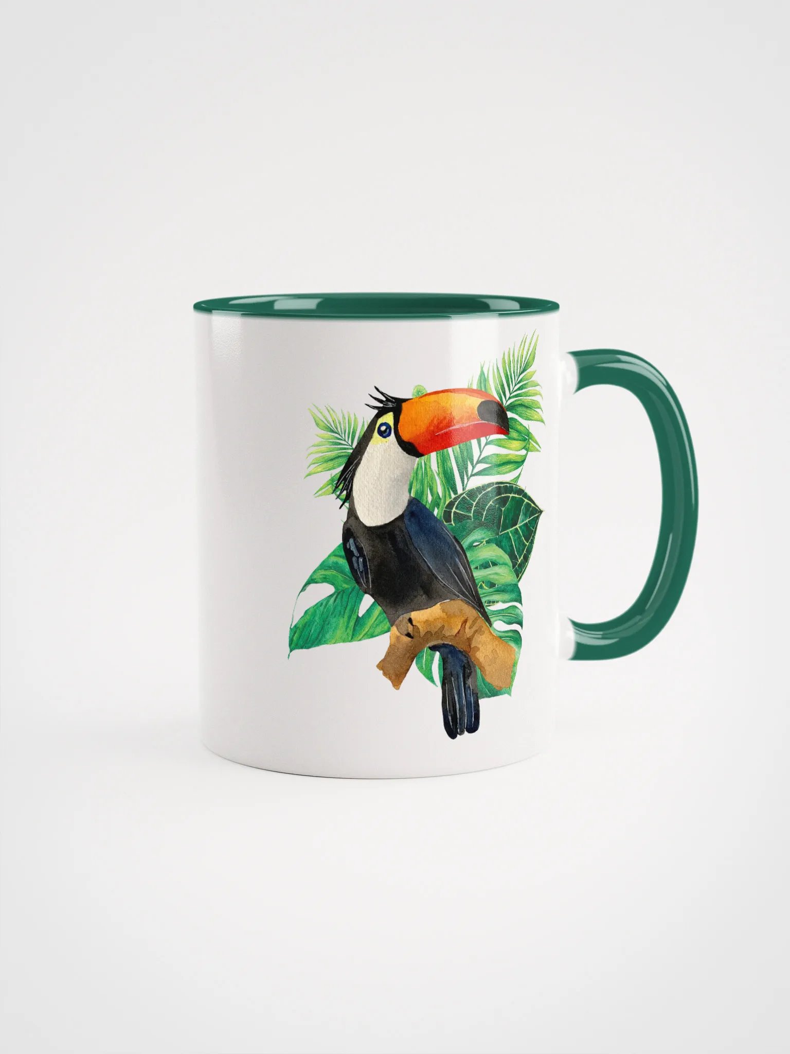 Tropical Toucan Delight Ceramic Mug product image (1)