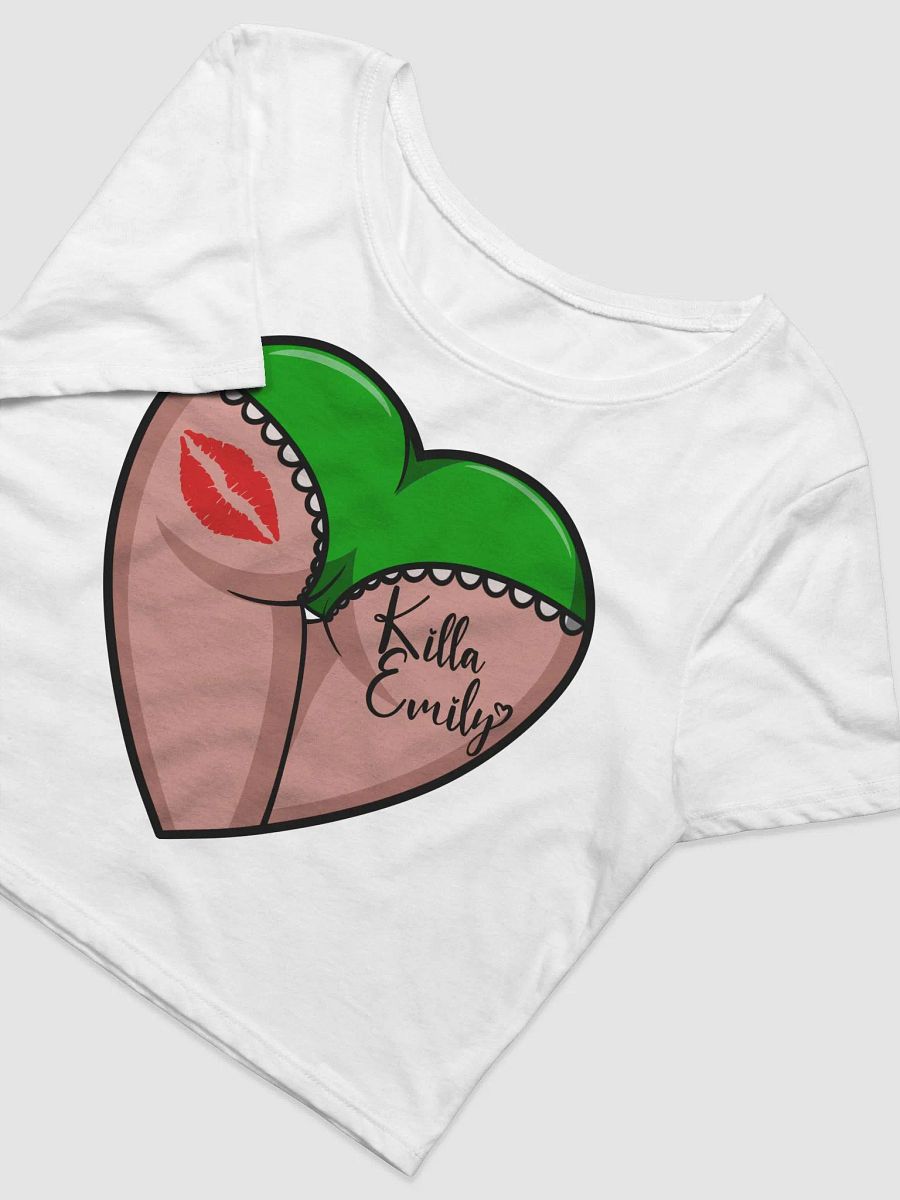 GREEN KILLA EMMY HEART BUTT CROP TOP product image (3)