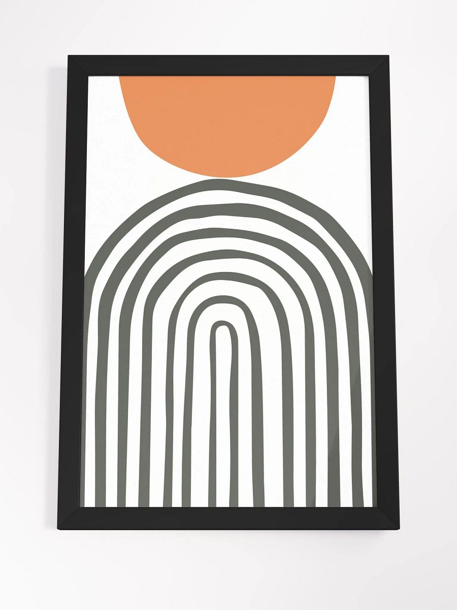 Radiant Arcs Framed Matte Poster product image (22)
